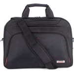 Swiss Mobility Carrying Case (Briefcase) for 15.6in Notebook - Black - Bump Resistant Interior, Scratch Resistant Interior - Handle - 17in Height x 2.5in Width x 12in Depth