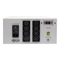 Tripp Lite Isolator Series Dual-Voltage 115/230V 1000W 60601-1 Medical-Grade Isolation Transformer, C14 Inlet, 8 C13 Outlets - Transformer - AC 115/230 V - 1000 Watt - 1000 VA - output connectors: 8 - white