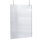 Azar Displays Acrylic Hanging Poster Frame, 36in x 24in, Clear