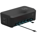 ChargeTech CS9 Desktop Charging Station, Black, CT-300016