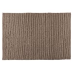 Baxton Studio Colemar Handwoven Wool Dori Blend Area Rug, 5-1/4ft x 7-1/2ft, Brown