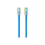 Belkin 5ft CAT6 Ethernet Patch Cable, RJ45, M/M, Blue - Patch cable - RJ-45 (M) to RJ-45 (M) - 5 ft - UTP - CAT 6 - blue