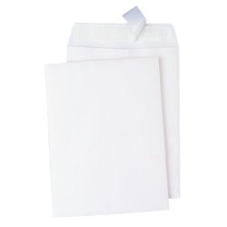 Quality Park Redi-Strip Catalog Envelopes, 11 1/2in x 14 1/2in, Self-Adhesive, White, Box Of 100