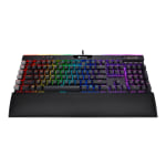 Corsair K95 RGB Platinum XT Mechanical Gaming Keyboard - Cherry MX Speed - Cable Connectivity - USB 2.0 Type A Interface - English US - PC, Mac, Windows, Mac OS - Mechanical Keyswitch - Black