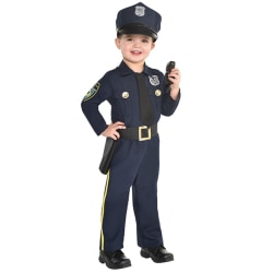 Amscan Police Officer Boys Halloween Costume, Small, Blue