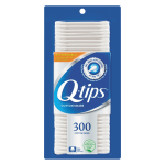 Q-tips Cotton Swabs With Antimicrobial Protection, 1in, White, Box Of 300 Swabs