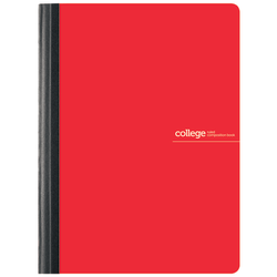 Office Depot Brand Composition Notebook, 9-3/4in x 7-1/2in, Wide Ruled, 100 Sheets, Blue