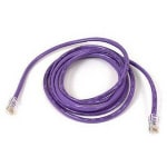 Belkin High Performance Cat. 6 UTP Network Patch Cable - RJ-45 Male - RJ-45 Male - 29.86ft - Purple