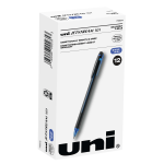 uni-ball Jetstream 101 Rollerball Pens, Medium Point, 1.0mm, Assorted Barrels, Blue Ink, Pack Of 12