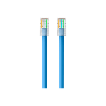 Belkin 7ft CAT6 Ethernet Patch Cable, RJ45, M/M, Blue - Patch cable - RJ-45 (M) to RJ-45 (M) - 7 ft - UTP - CAT 6 - stranded - blue