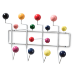 Baxton Studio Mattes Coat Hanger, 15-1/4inH x 15-3/4inW x 5-1/2inD, Multicolor