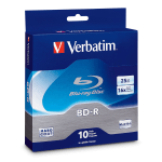 Verbatim BD-R 25GB 16X Disc Spindle, Box Of 10