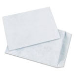 Tyvek Envelopes, 7 1/2in x 10 1/2in, End Opening, Plain White, Pack Of 100