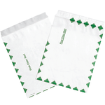 Tyvek Envelopes, 9in x 12in, End Opening, First-Class White, Pack Of 100