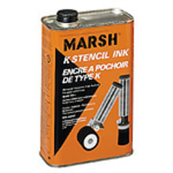 Marsh Black Stencil Ink, Quart