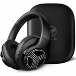 TREBLAB Z2 |Over Ear Workout Headphones with Microphone |Bluetooth 5.0, ANC|Wireless Headphones for Sport, Running, Gym(Black) - Stereo - Mini-phone (3.5mm) - Wired/Wireless - Bluetooth - 32.8 ft - 20 Hz - 20 kHz