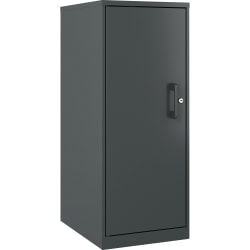 Lorell SOHO Steel Storage Cabinet, 3-Shelf, Graphite