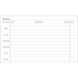 Business Source Plain Index Cards - 5in Width x 3in Length - 100 / Pack