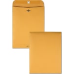 Quality Park Extra Heavy-duty Kraft Clasp Envelopes - Clasp - 8 3/4in Width x 11 1/2in Length - 32 lb - Gummed - Kraft - 100 / Box - Cameo