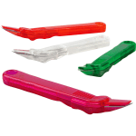 Baumgartens Translucent Slim Staple Remover - Plastic - Assorted - 1 Each