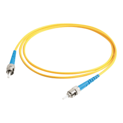 C2G 15m ST-ST 9/125 Simplex Single Mode OS2 Fiber Cable - Yellow - 50ft - Patch cable - ST single-mode (M) to ST single-mode (M) - 15 m - fiber optic - simplex - 9 / 125 micron - OS2 - yellow