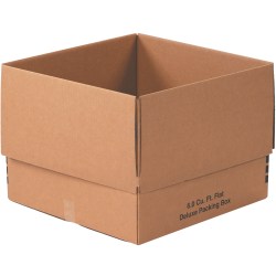 Partners Brand Corrugated Deluxe Moving Boxes, 24in x 24in x 18in, Kraft, Pack Of 10