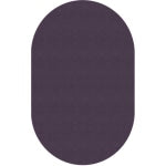 Flagship Carpets Americolors Rug, Oval, 7ft 6in x 12ft, Pretty Purple