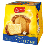 Bauducco Foods Mini Vanilla Panettonne, 2.8 Oz, Case of 24 Boxes