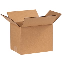 Partners Brand Corrugated Boxes, 8inL x 6inW x 6inH, Kraft, Pack Of 25