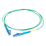 C2G 3m LC-LC 9/125 Simplex Single Mode OS2 Fiber Cable - Green - 10ft - Patch cable - LC single-mode (M) to LC single-mode (M) - 3 m - fiber optic - simplex - 9 / 125 micron - OS2 - green