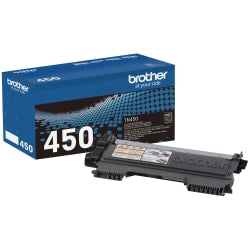 Brother TN-450 High-Yield Black Toner Cartridge, TN-450BK