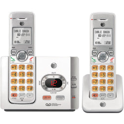 AT&T DECT 6.0 Cordless Answering System With Caller ID/Call Waiting, White, EL52215