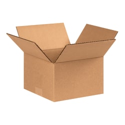 Partners Brand Corrugated Boxes, 8in x 8in x 5in, Kraft, Pack Of 25