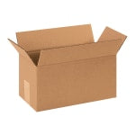 Partners Brand Heavy-Duty Single Wall Boxes, 12in x 6in x 6in, Kraft, Pack Of 25