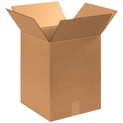 Partners Brand Corrugated Boxes, 12in x 12in x 16in, Kraft, Pack Of 25