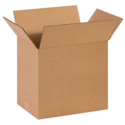 Partners Brand Corrugated Boxes, 14in x 10in x 12in, Kraft, Pack Of 25