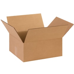 Partners Brand Corrugated Boxes, 14in x 12in x 6in, Kraft, Pack Of 25