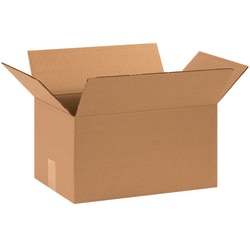 Partners Brand Corrugated Boxes, 15in x 10in x 8in, Kraft, Pack Of 25