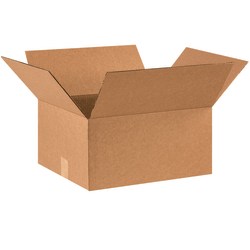 Partners Brand Corrugated Boxes, 16in x 14in x 8in, Kraft, Pack Of 25