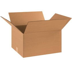 Partners Brand Corrugated Boxes, 18in x 14in x 10in, Kraft, Pack Of 25