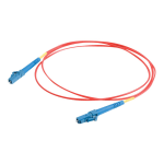 C2G 3m LC-LC 9/125 Simplex Single Mode OS2 Fiber Cable - Red - 10ft - Patch cable - LC single-mode (M) to LC single-mode (M) - 3 m - fiber optic - simplex - 9 / 125 micron - OS2 - red