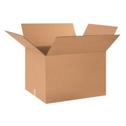 Partners Brand Corrugated Boxes, 24in x 20in x 16in, Kraft, Pack Of 10