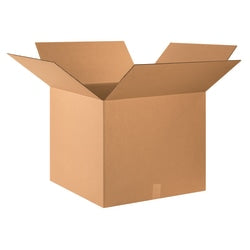 Partners Brand Corrugated Boxes, 24in x 24in x 20in, Kraft, Pack Of 10