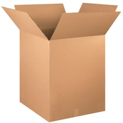 Partners Brand Corrugated Boxes, 24in x 24in x 30in, Kraft, Pack Of 10