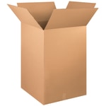 Partners Brand Corrugated Boxes, 24in x 24in x 36in, Kraft, Pack Of 5