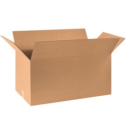 Partners Brand Corrugated Boxes, 30in x 15in x 15in, Kraft, Pack Of 15