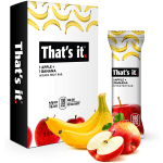 Thats It Fruit Bars, Gluten-Free Apple + Banana, 1.2 Oz, Pack Of 12 Bars