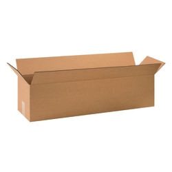 Partners Brand  Long Corrugated Boxes, 32in x 8in x 8in, Kraft, Pack Of 25