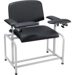 Alpine AdirMed Bariatric Padded Blood Drawing Chair, Blue