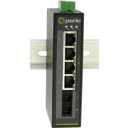 Perle IDS-105F-S2SC40-XT - Industrial Ethernet Switch - 5 Ports - 10/100Base-TX, 100Base-LX - 2 Layer Supported - Rail-mountable, Wall Mountable, Panel-mountable - 5 Year Limited Warranty